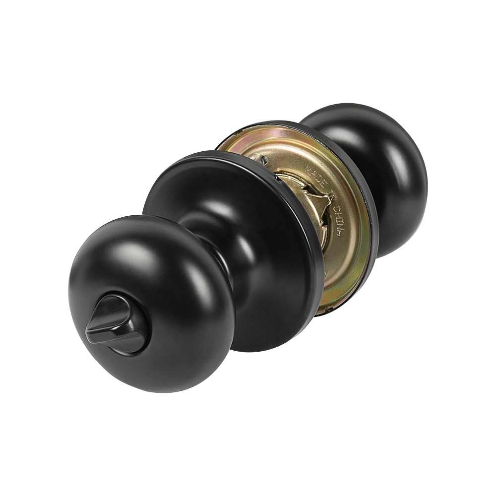 Poignée de porte de salle de bains Stratus noire