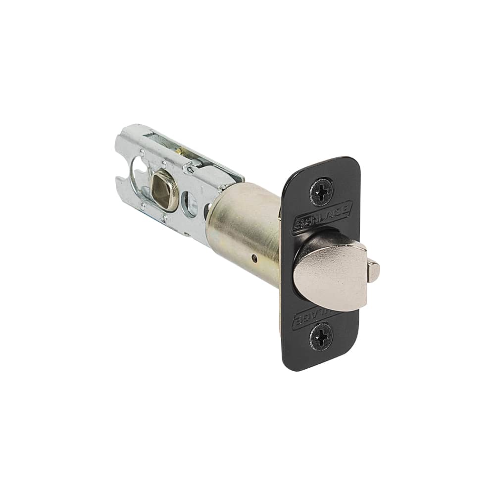 Poignée de porte d'entrée à clé Stratus noire