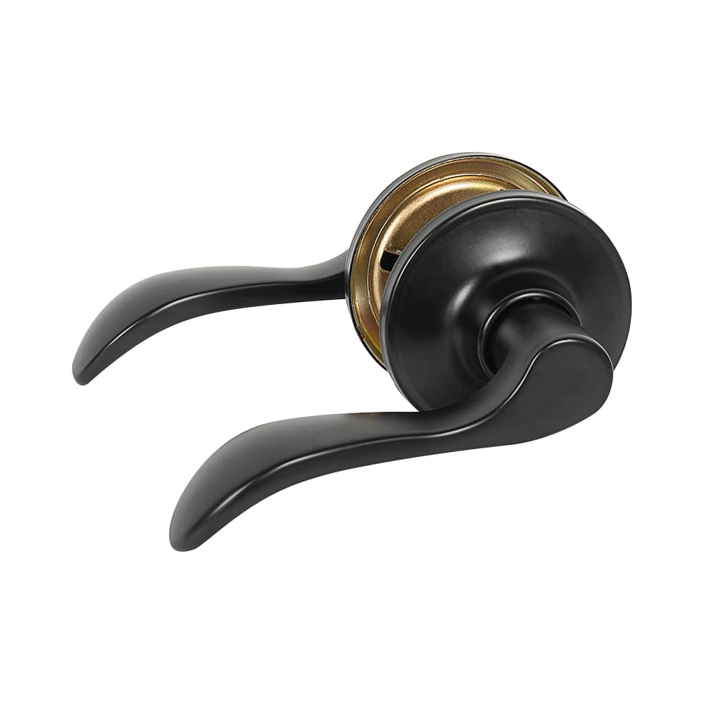 Seville Passage Door Handle Black