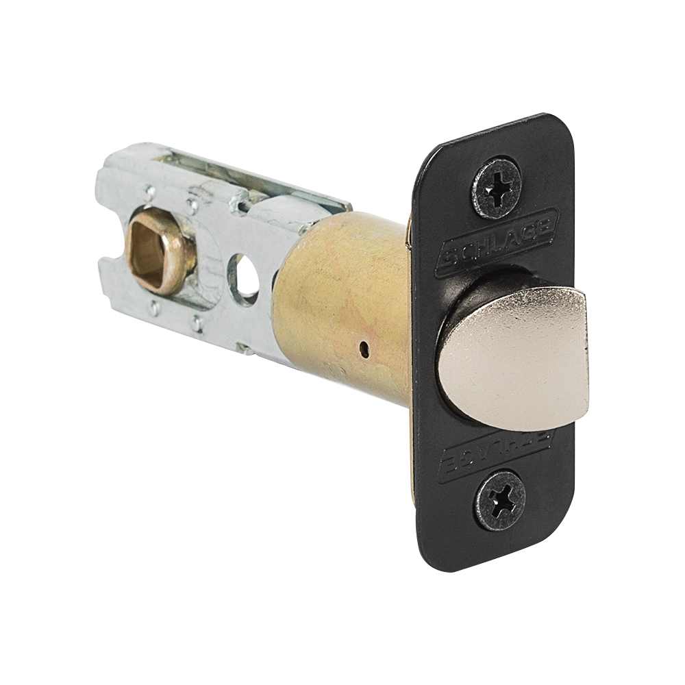 Seville Bathroom Door Handle Black