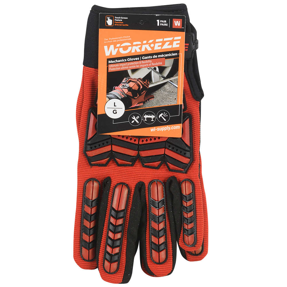 Impact Protection Work Gloves Large