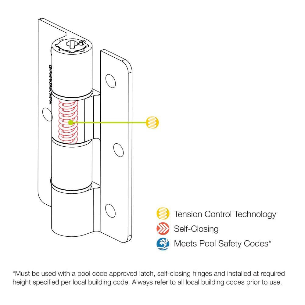 Charnières papillon 3 1/8 po x 4 7/8 po Pqt/2