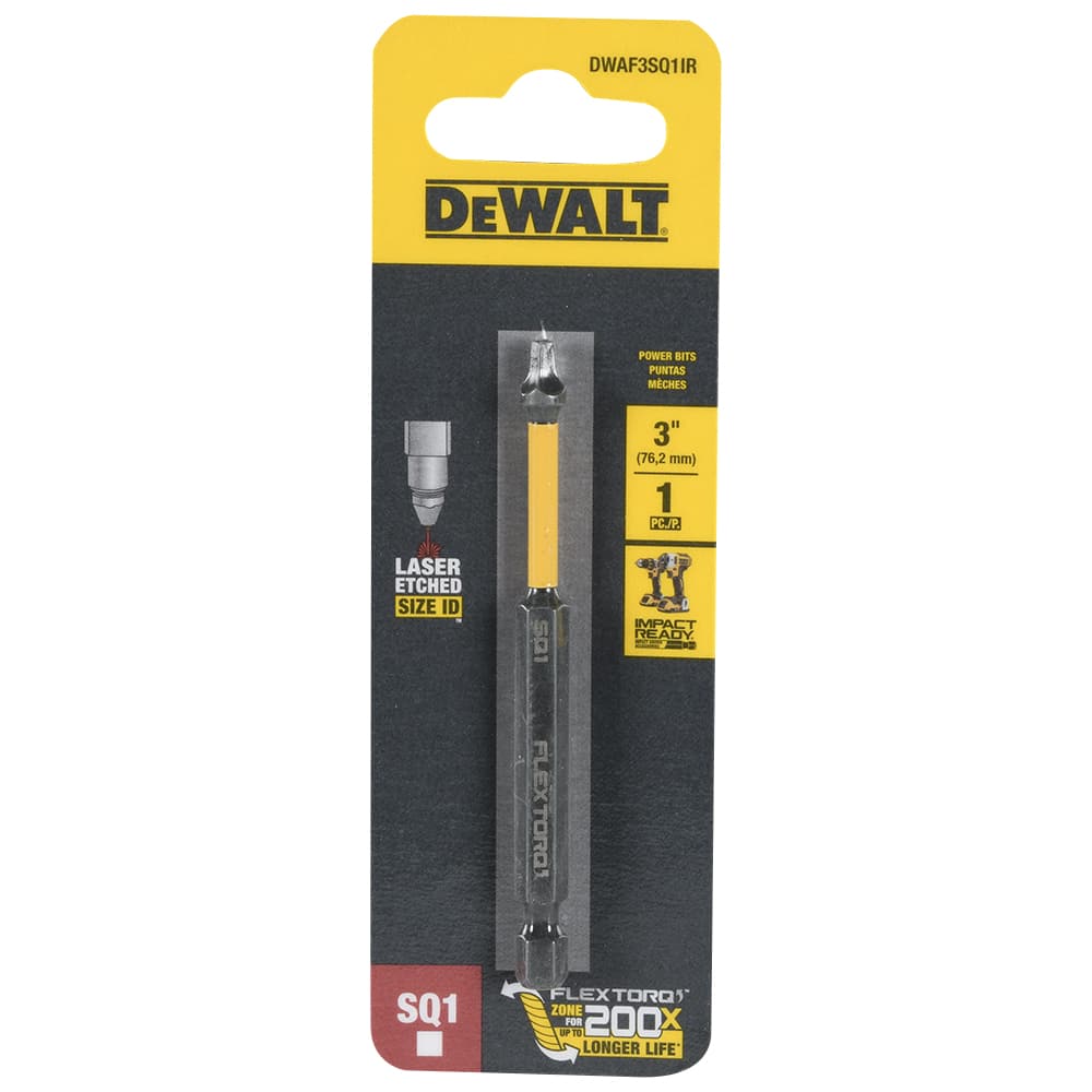 Embout de tournevis à chocs FlexTorq carré n° 1&nbsp;x&nbsp;3&nbsp;1/2&nbsp;po DEWALT