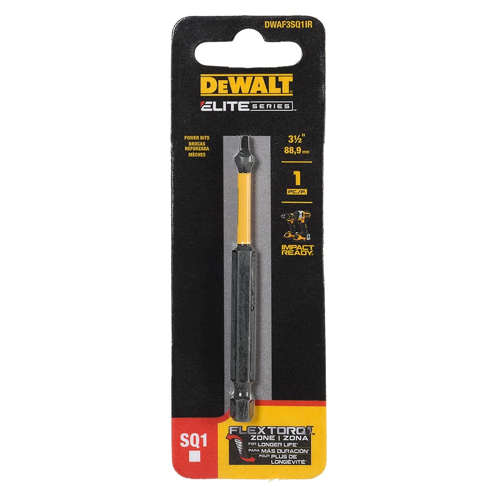 DEWALT Square FlexTorq Impact Driver Bit n° 1&nbsp;x&nbsp;3&nbsp;1/2&nbsp;in.
