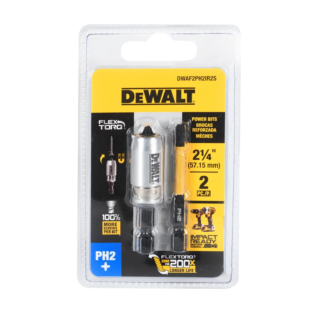 Embout de tournevis à chocs cruciforme FlexTorq n° 2&nbsp;x&nbsp;2&nbsp;1/4&nbsp;po DEWALT