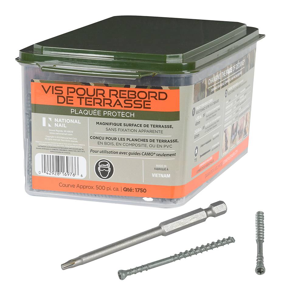 Camo Deck Screws 2 3/8 in. n° 7 Pkg/1750