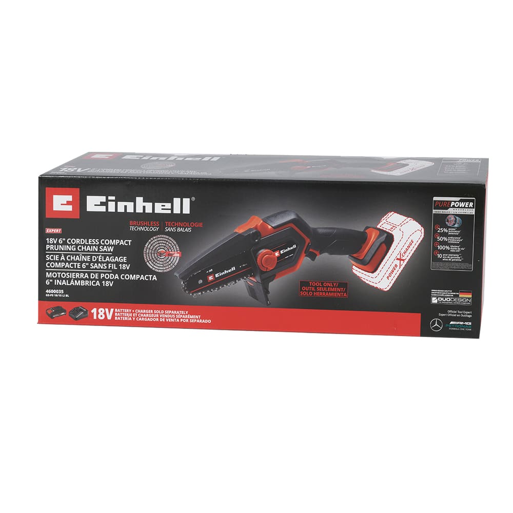 EINHELL 18&nbsp;V Cordless Lithium-Ion Pruning Chainsaw Tool Only