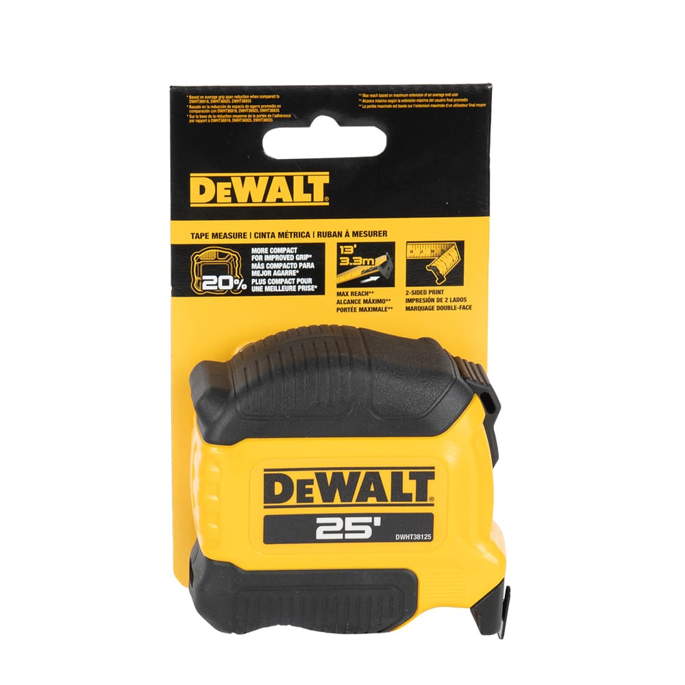 Ruban à mesurer Atomic 25&nbsp;pi&nbsp;x&nbsp;1&nbsp;1/8&nbsp;po DEWALT