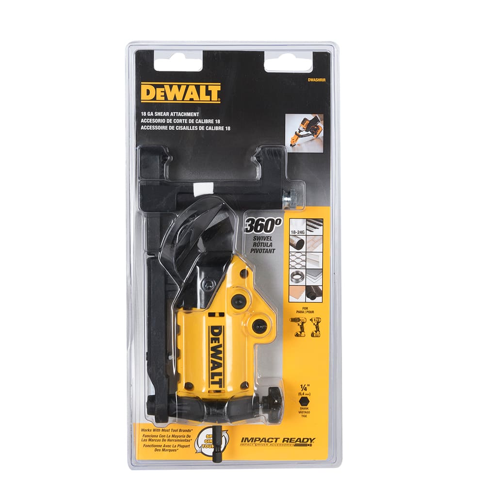 Adaptateur cisaille pour tournevis à chocs à prise 1/4 po DEWALT