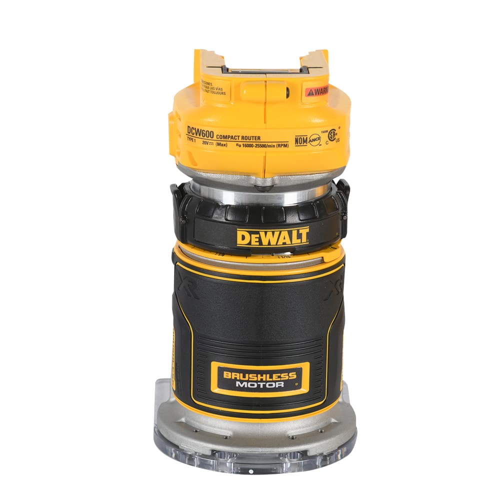 Toupie compacte 1/4 po 20 V MAX XR outil seul DEWALT