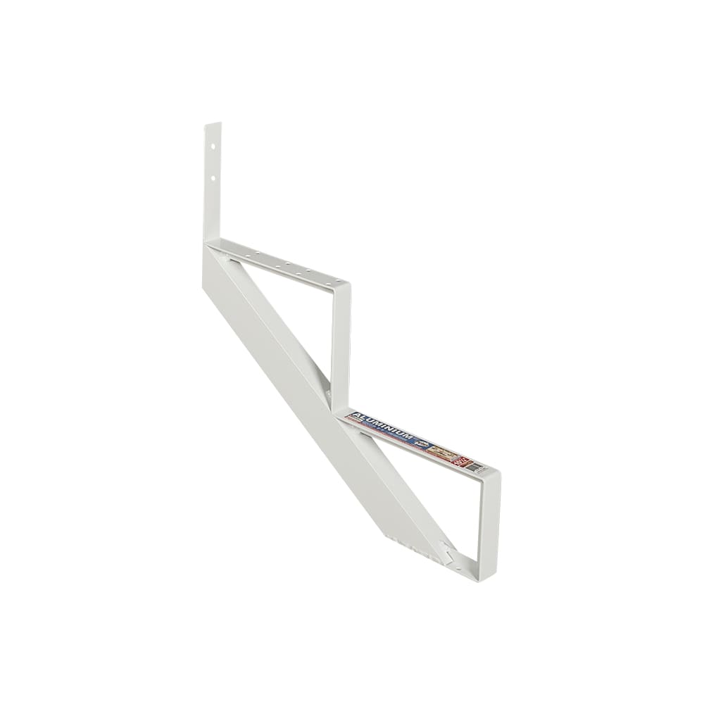 PYLEX 2-Step White Aluminum Stair Stringer Collection 11.