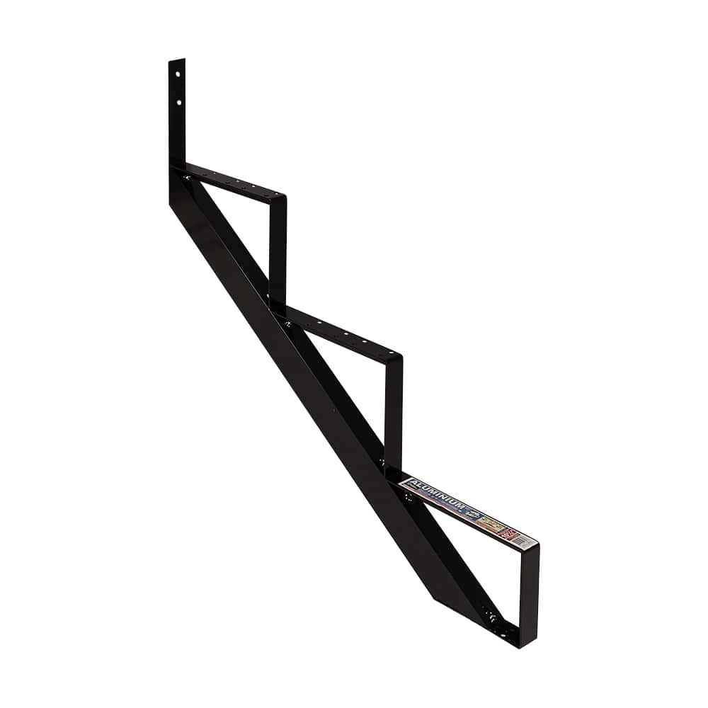 Limon d'escalier en aluminium noir 3 marches Collection 11. PYLEX