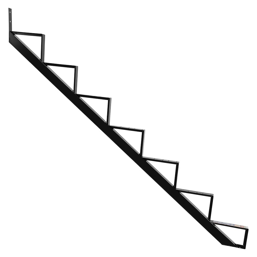 Limon d'escalier en aluminium noir 7&nbsp;marches Collection&nbsp;11. PYLEX