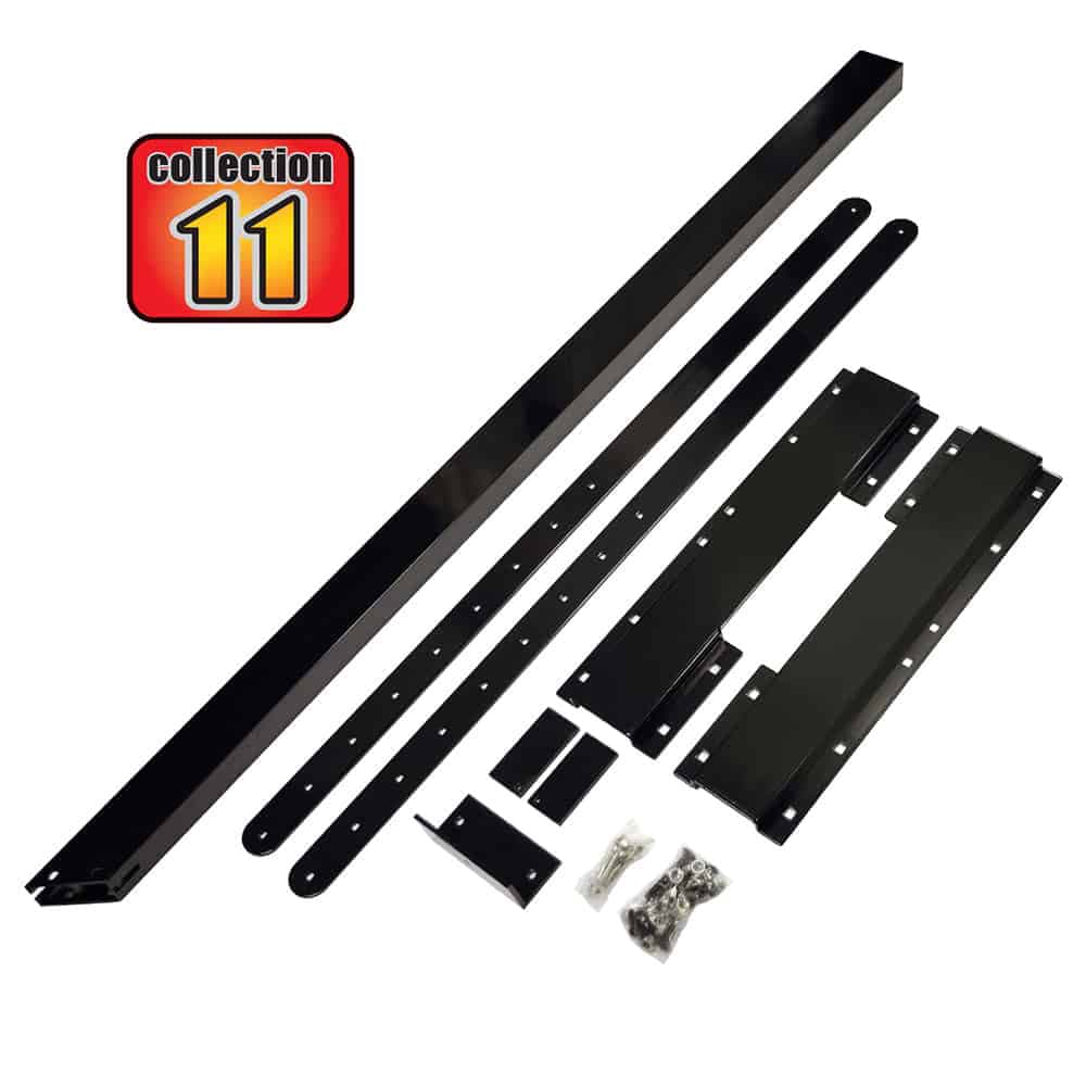 Connecteur pour limon d'escalier en aluminium noir Collection 11. PYLEX