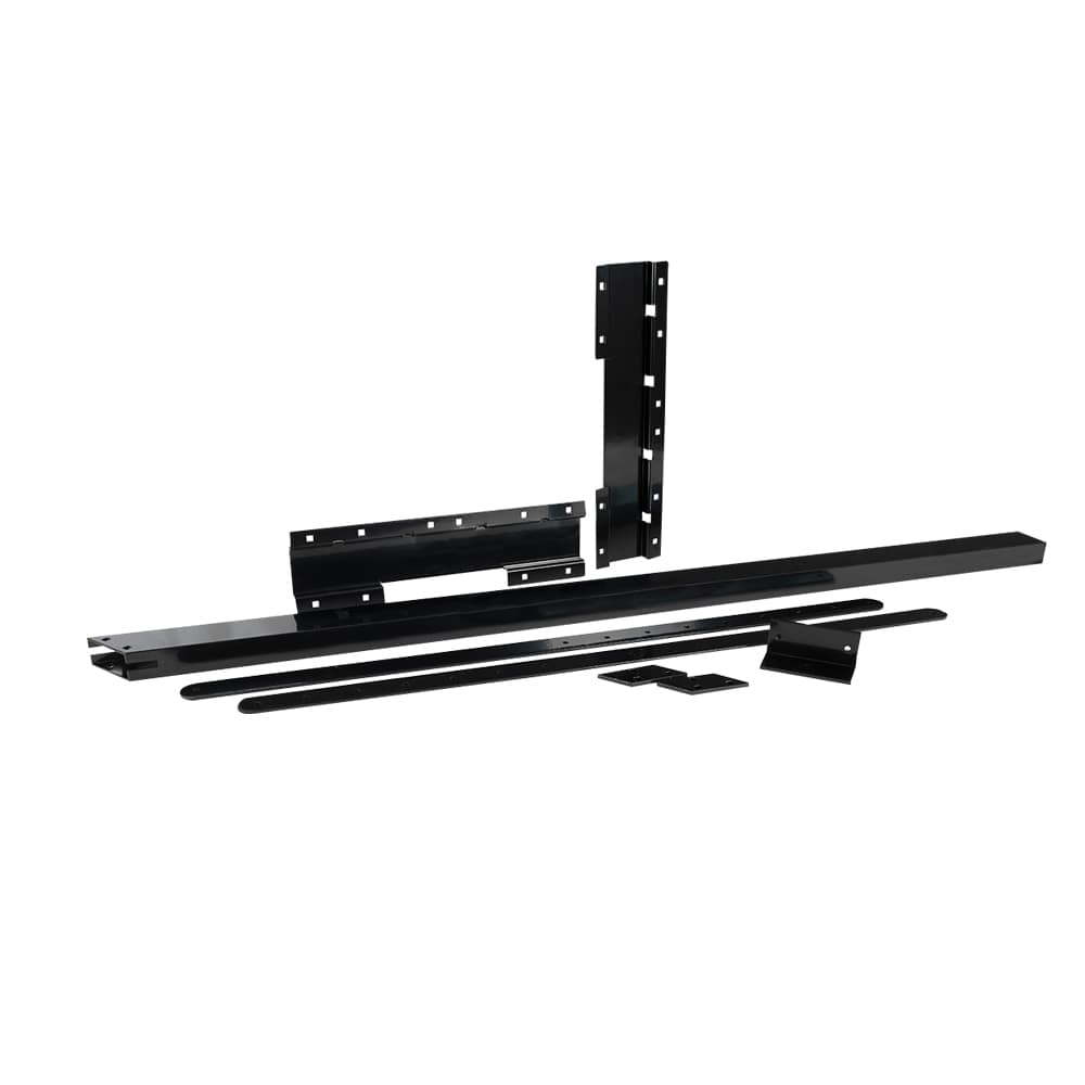 Connecteur pour limon d'escalier en aluminium noir Collection 11. PYLEX