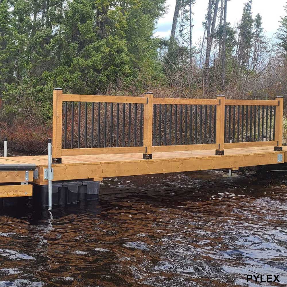 Base de fixation pour poteaux 4 po x 4 po Fixbase PYLEX