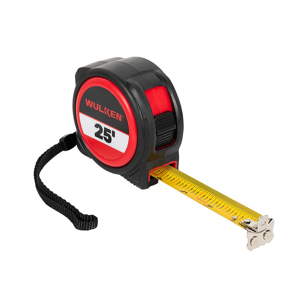 Ruban à mesurer 25&nbsp;pi&nbsp;x&nbsp;1&nbsp;po WULKEN