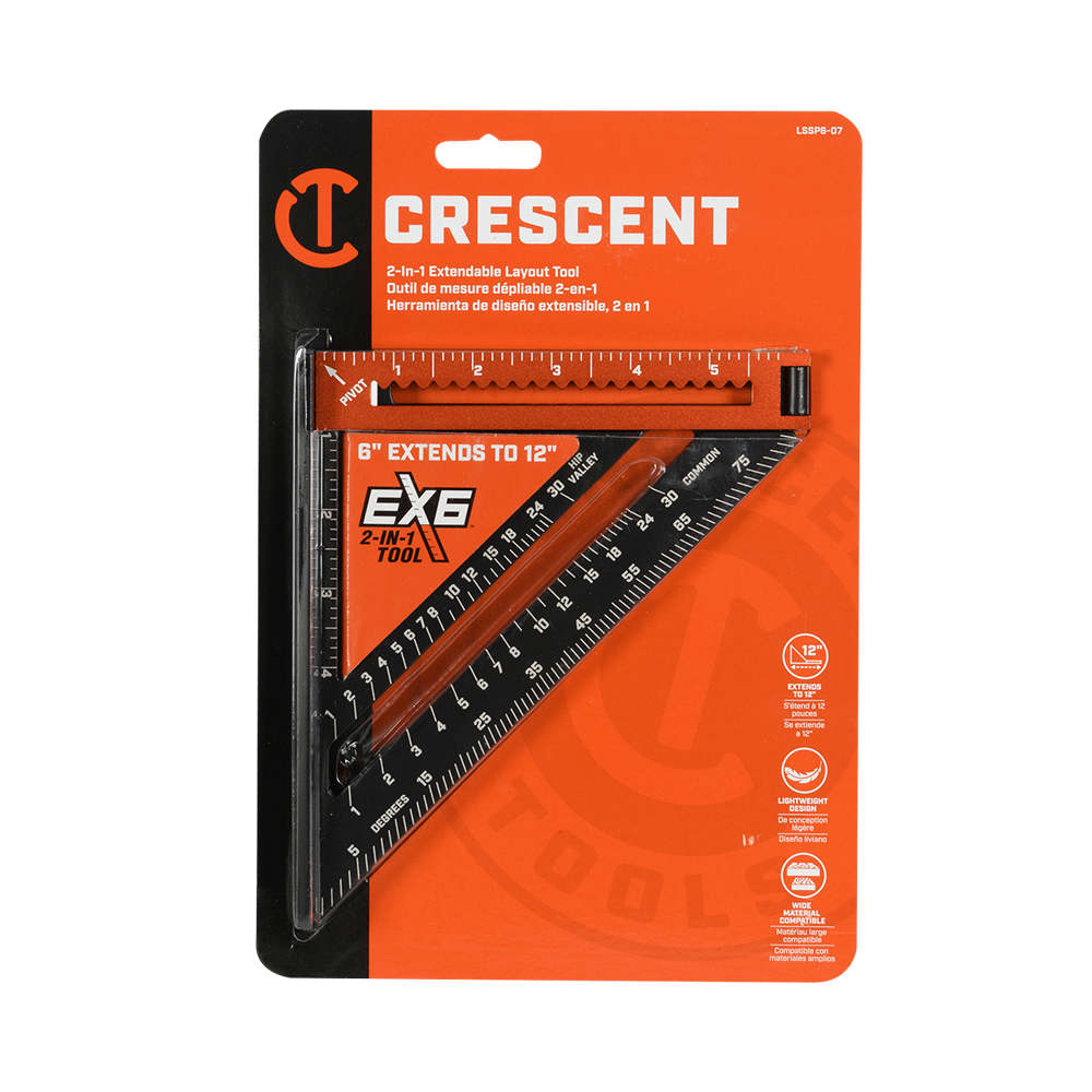 Équerre triangulaire 2-en-1