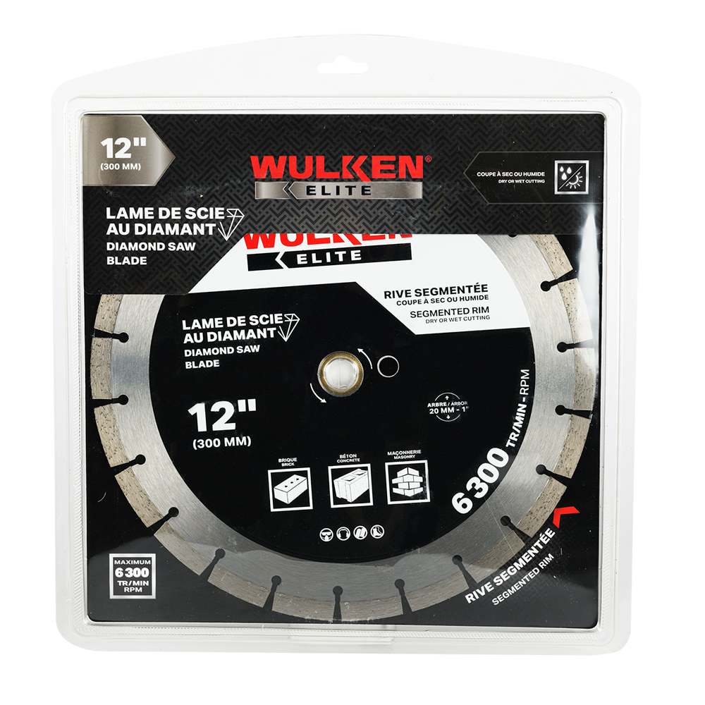 WULKEN ELITE Diamond Blade Segmented Rim 12 in.
