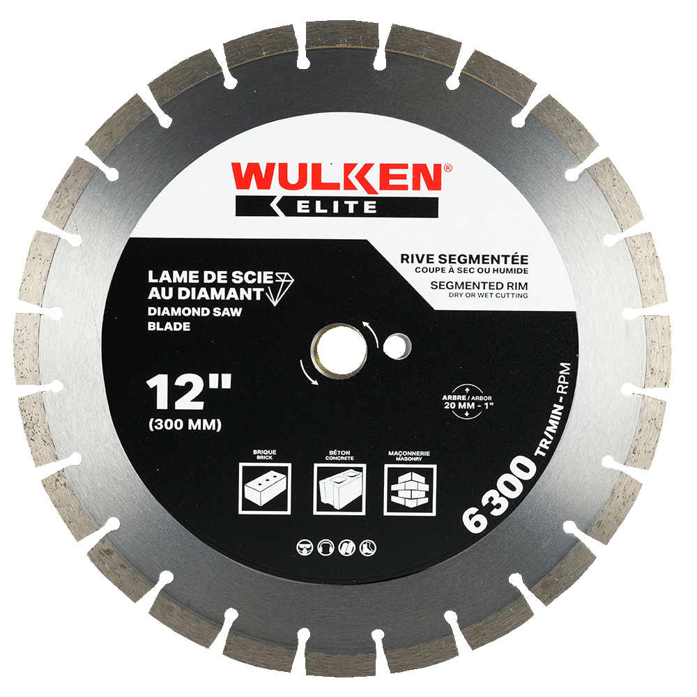 Lame au diamant 14 po à rive segmentée WULKEN ELITE
