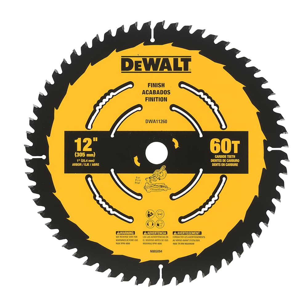 DEWALT Finishing Circular Saw Blade 12 in. 60 Teeth