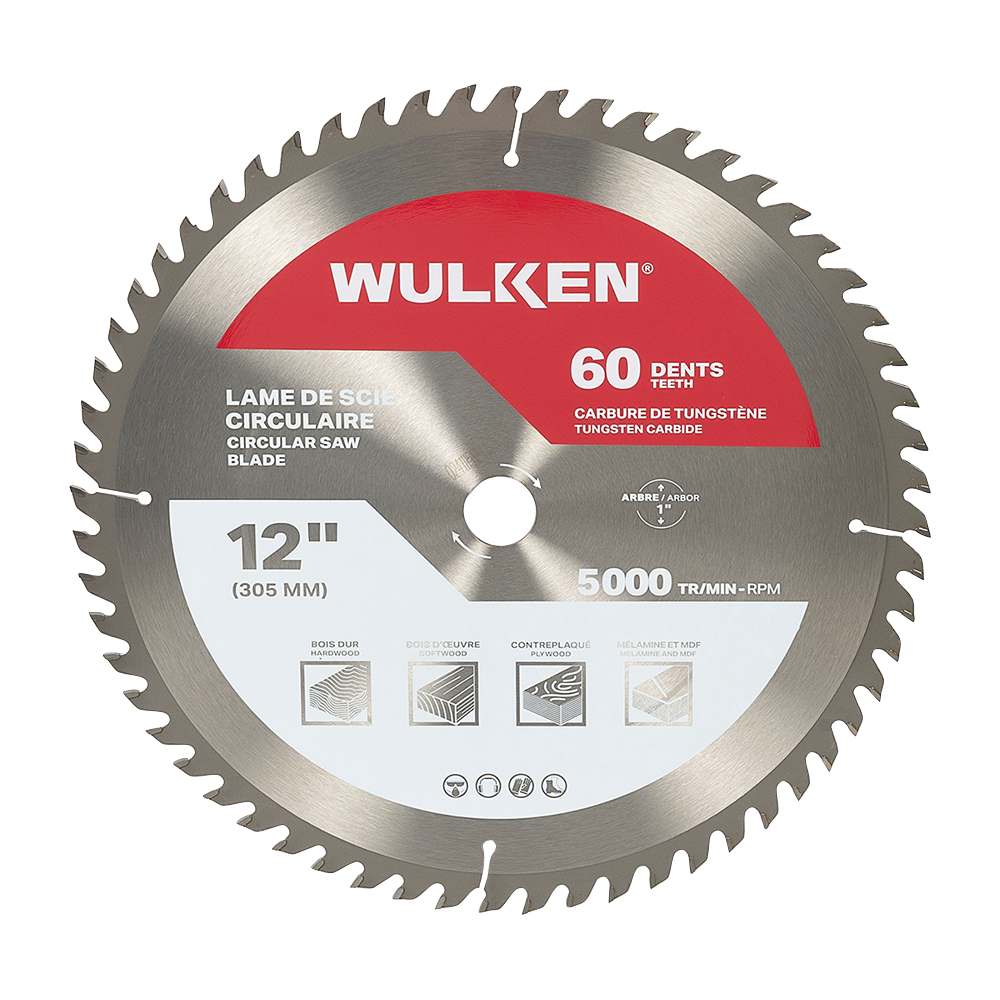 WULKEN Finishing Circular Saw Blade 12 in. 60 Teeth