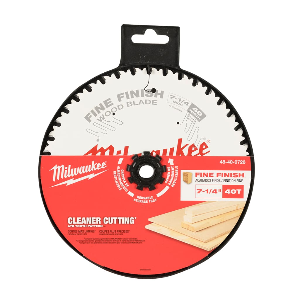 Lame de scie circulaire pour charpente 7&nbsp;1/4&nbsp;po 40&nbsp;dents MILWAUKEE