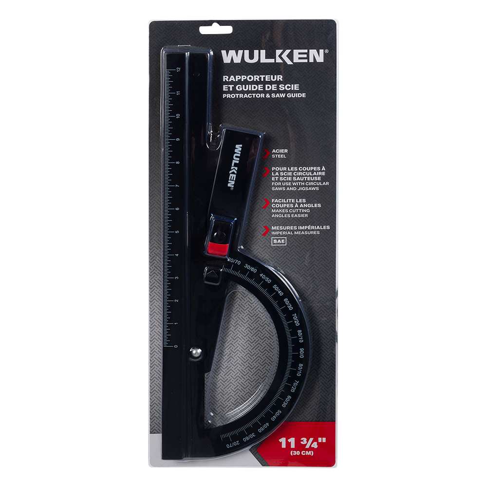 Rapporteur et guide de scie 11 3/4 po WULKEN