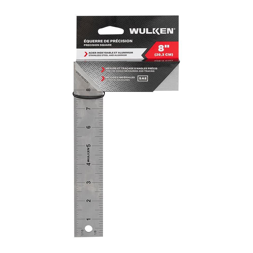 Équerre de précision 8 po WULKEN