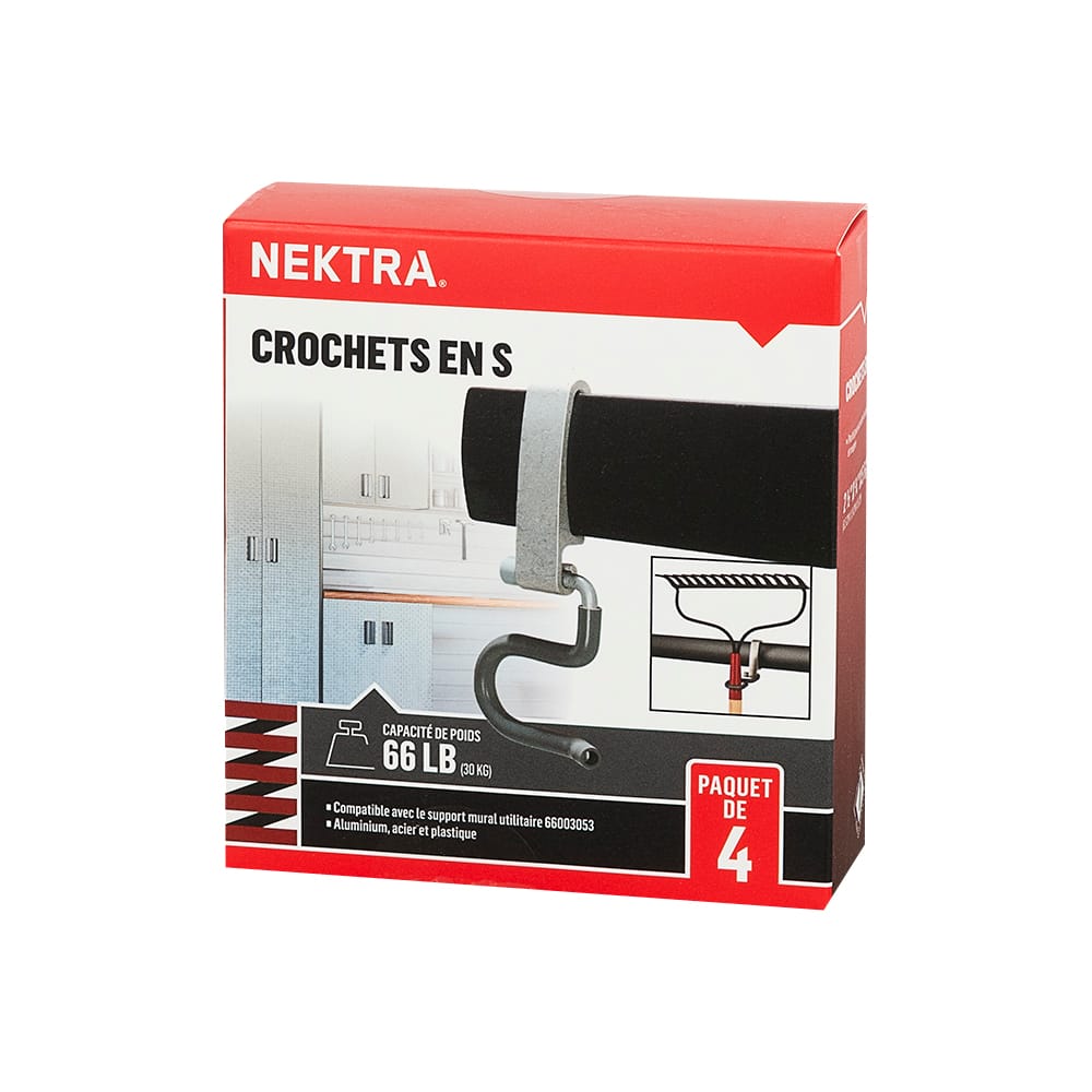 Crochets en S Pqt/4 NEKTRA