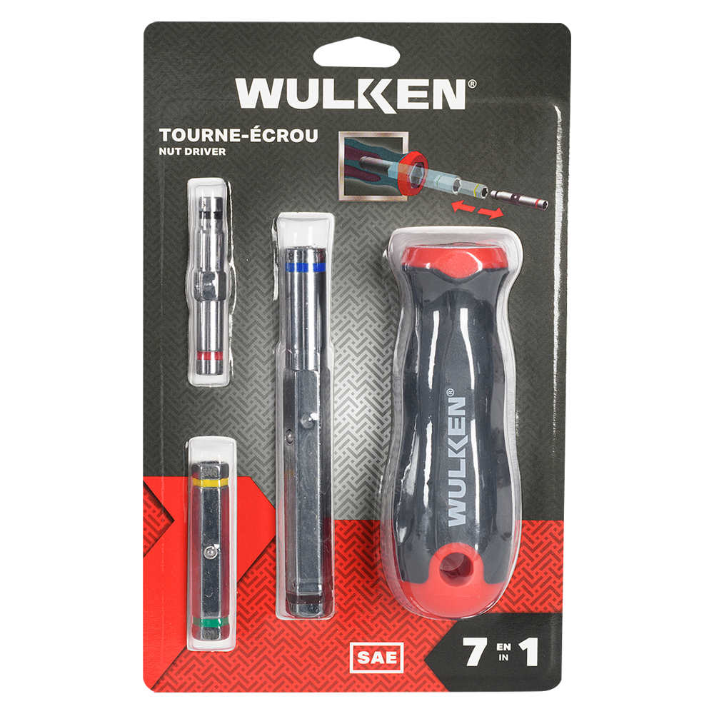 Tourne-écrou 7-en-1 SAE WULKEN