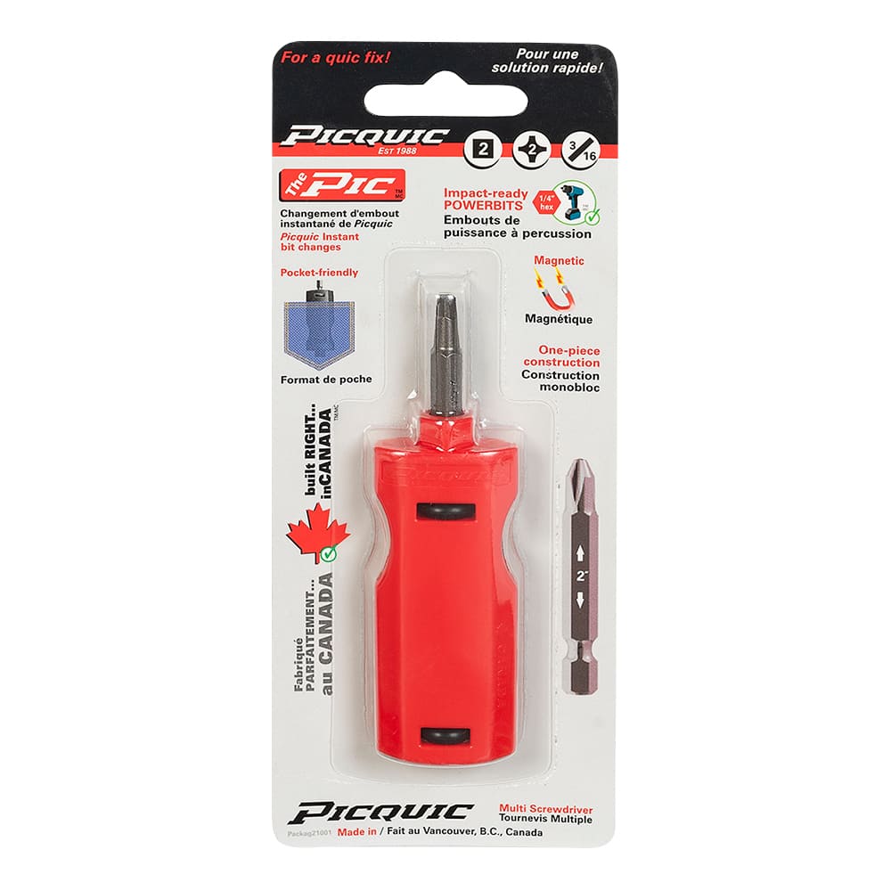 Tournevis à embouts multiples The Pic