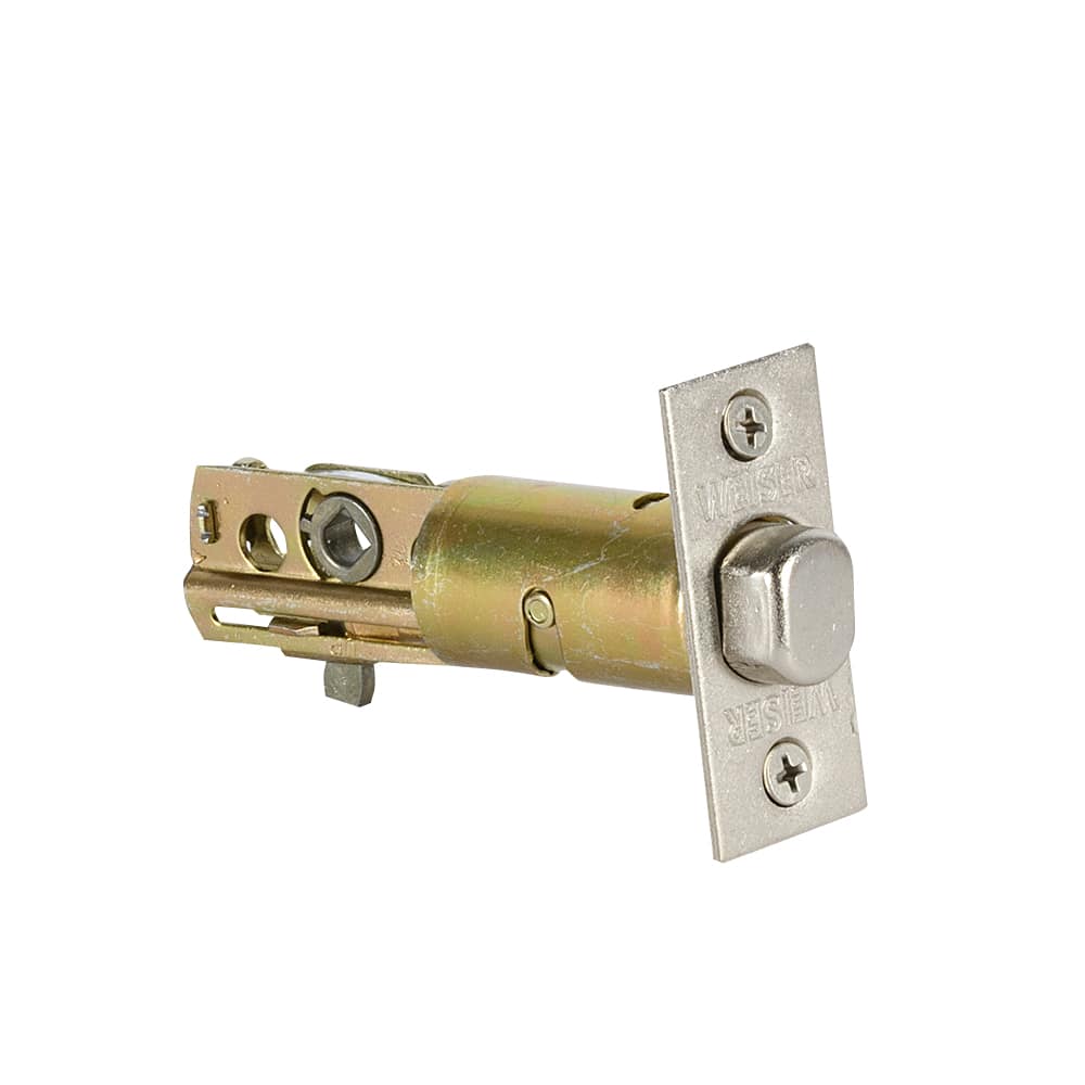 Serrure à pêne dormant simple Elements nickel satiné