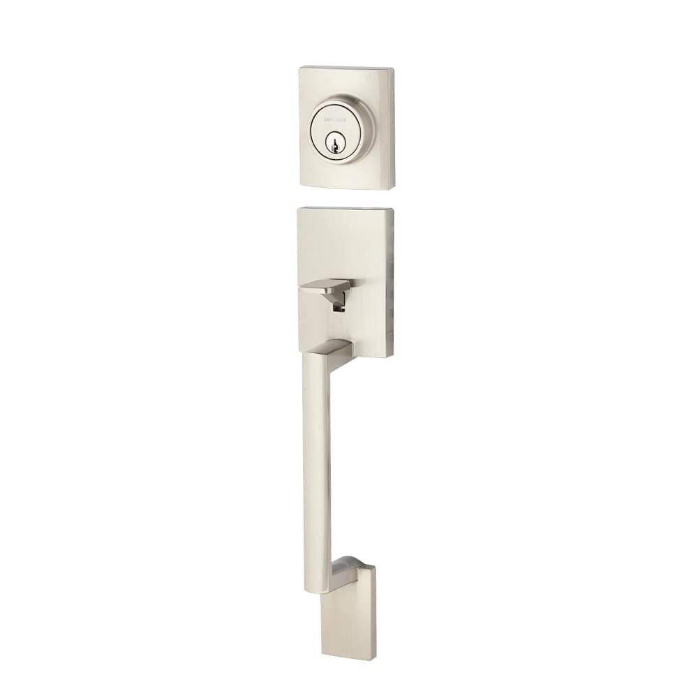 Branton Entry Key Handleset Door Satin Nickel