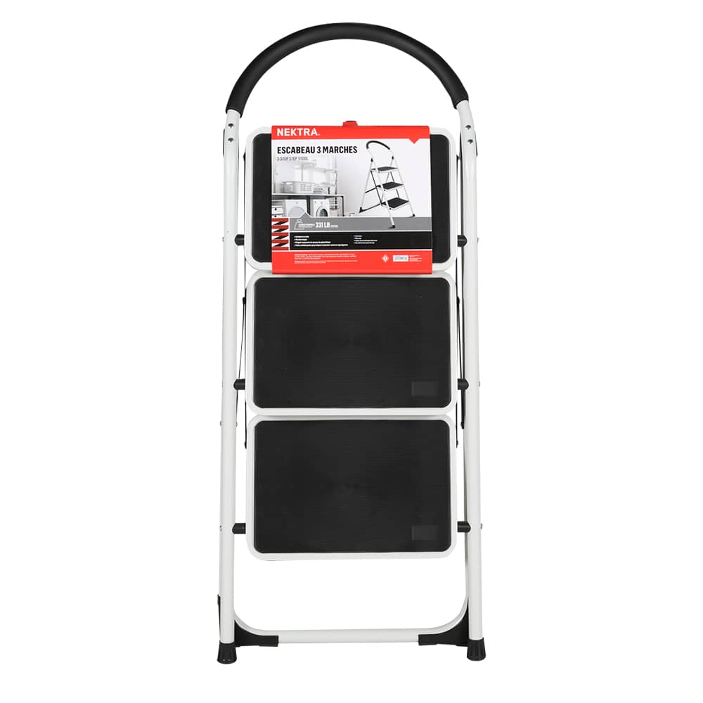 Escabeau domestique 3 marches NEKTRA