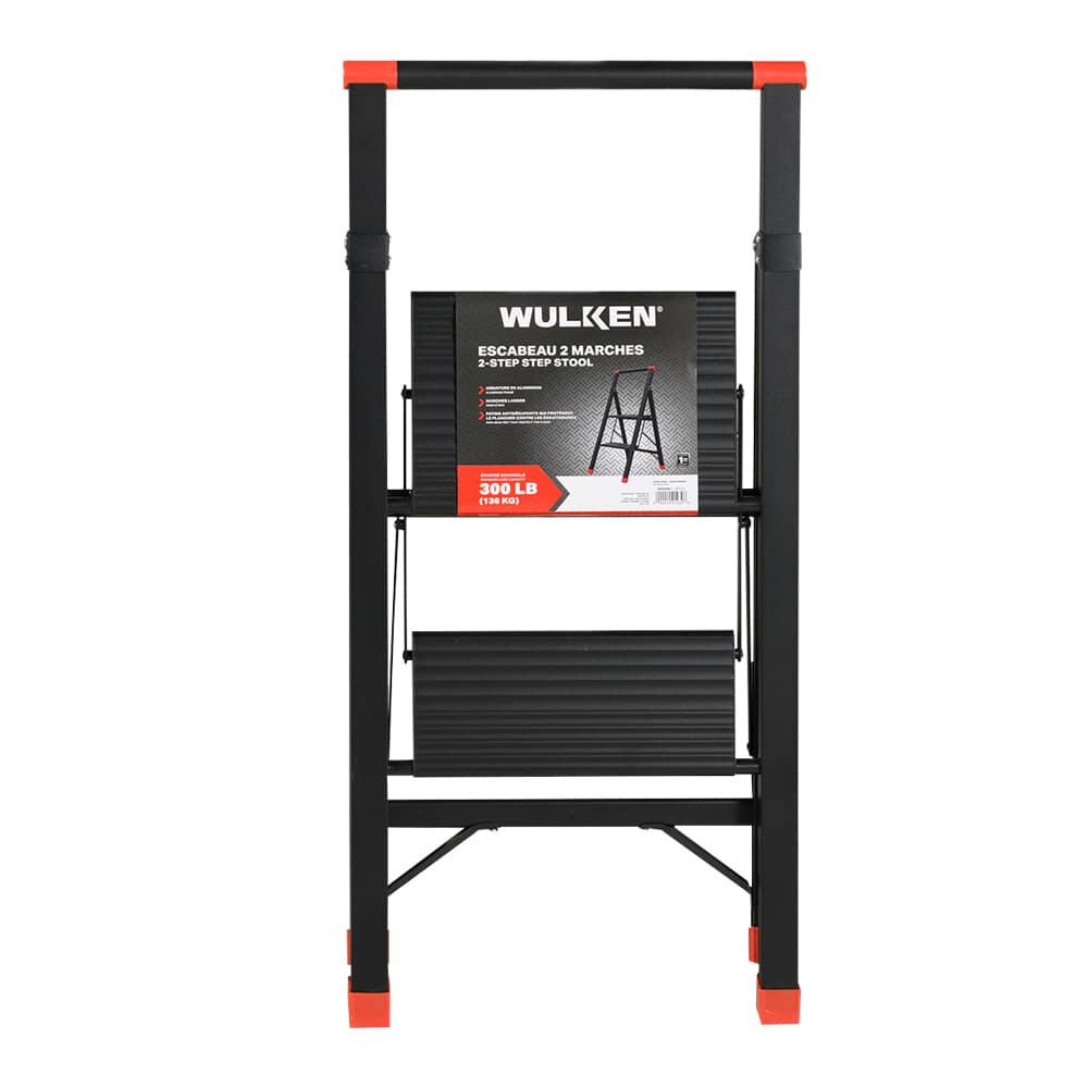 Escabeau domestique 2 marches WULKEN