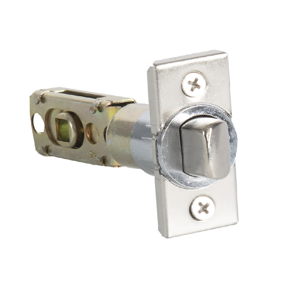 Poignée bec-de-canne pour porte de passage nickel satiné KËYSTROM Blade