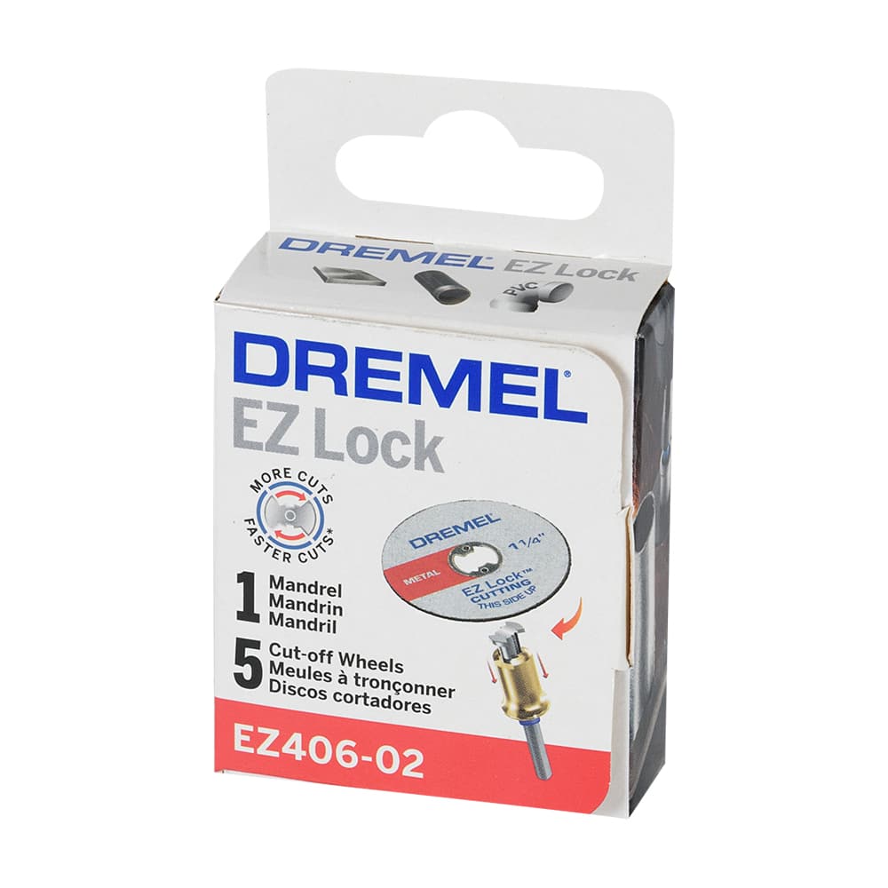 Ensemble de mandrin et disques pour métal EZ Lock 1 1/2 po pour outil rotatif