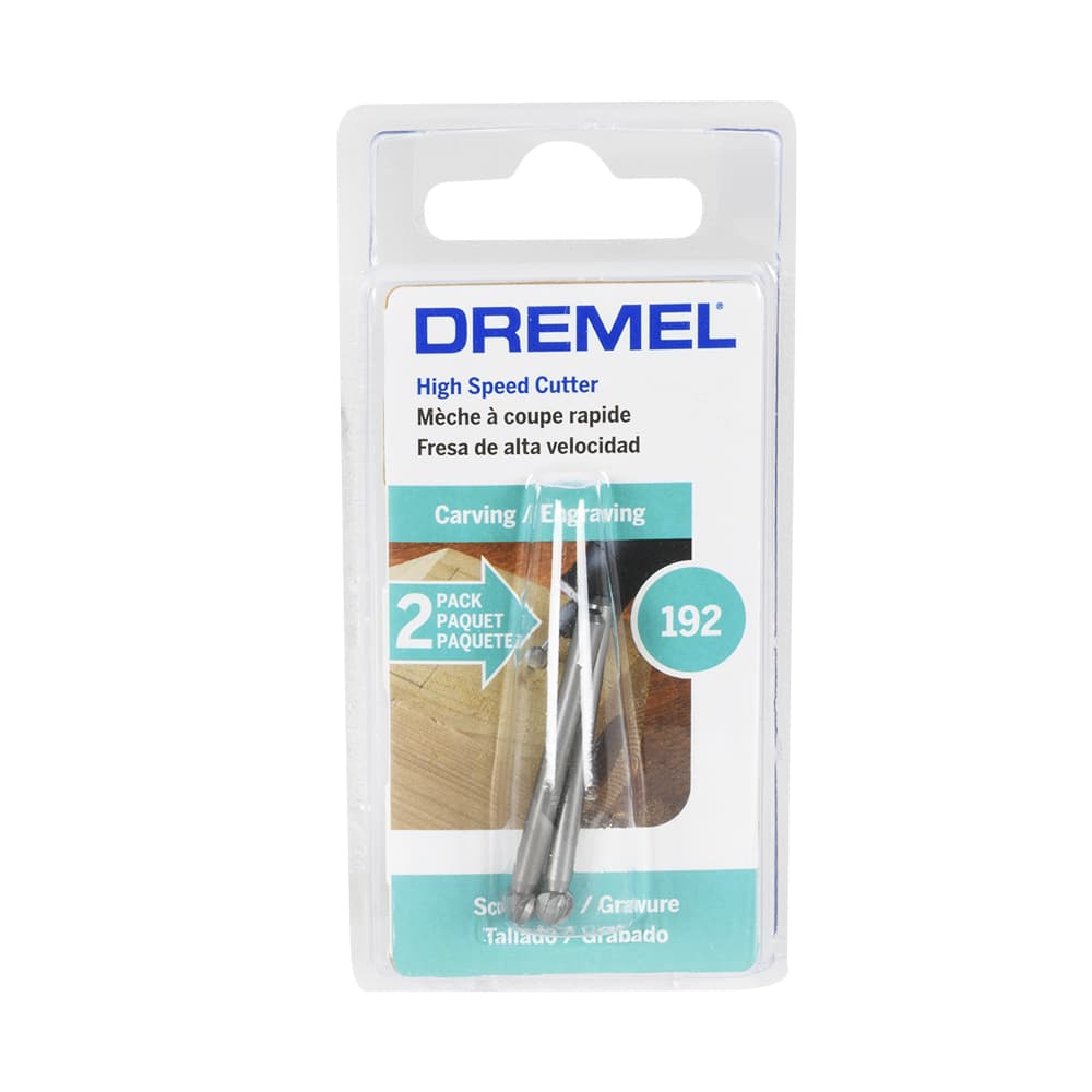 Fraise à sculpter sphérique 3/16 po pour outil rotatif Pqt/2