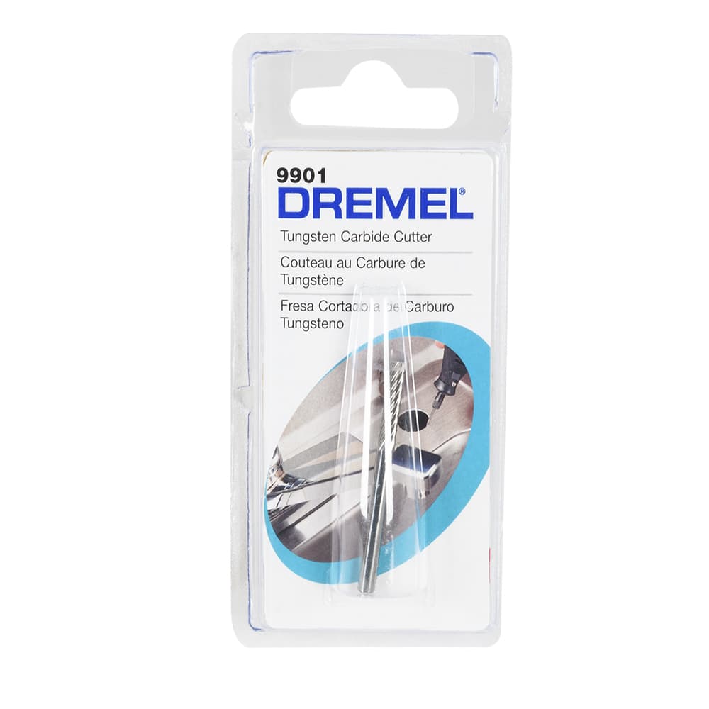 Fraise à sculpter cylindrique 1/8 po pour outil rotatif