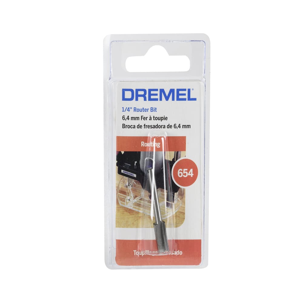 Fraise à défoncer droite 1/4 po pour outil rotatif