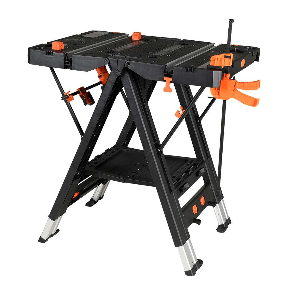 NEKTRA PRO Foldable Workbench & Sawhorse