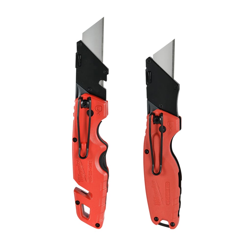 MILWAUKEE Fastback Folding Utility Knife Set Pkg/2