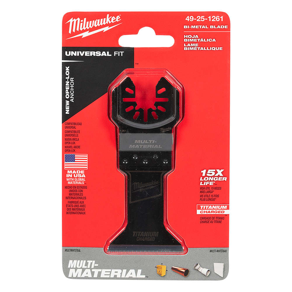 Lame de coupe pour outil oscillant 1 3/4 po MILWAUKEE