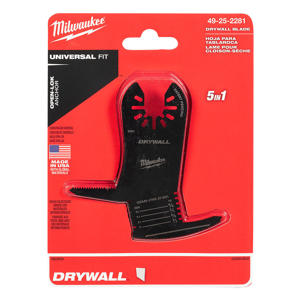 MILWAUKEE Oscillating Plunge Cutting Blade Drywall