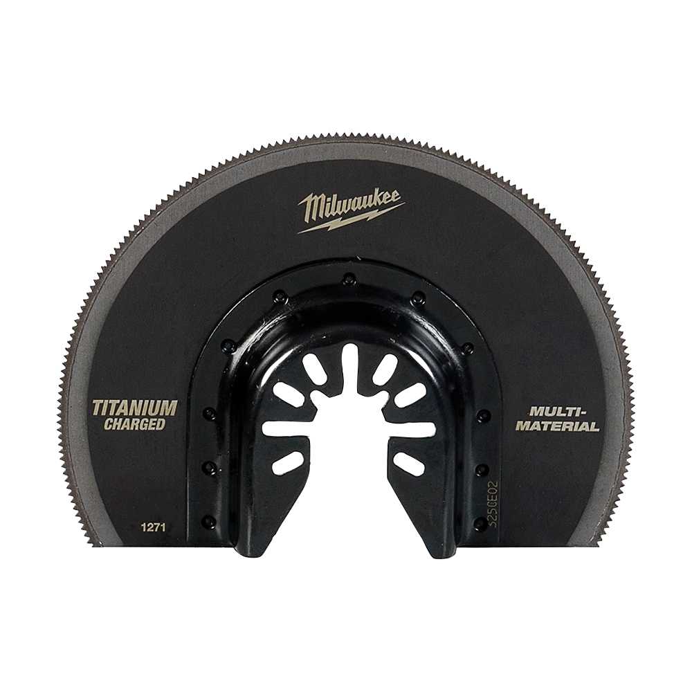 Lame de coupe pour outil oscillant 3&nbsp;1/2&nbsp;po MILWAUKEE