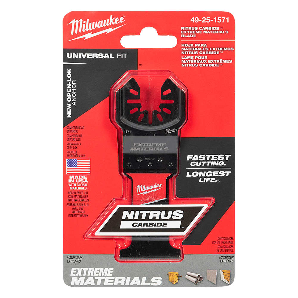 MILWAUKEE Oscillating Carbide Cutting Blade 1&nbsp;3/8&nbsp;in.