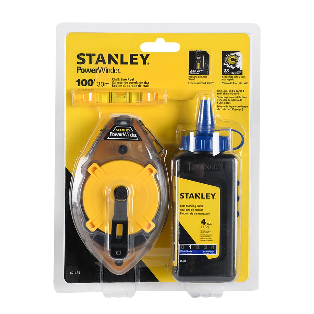 Ensemble de cordeau à tracer 100 pi