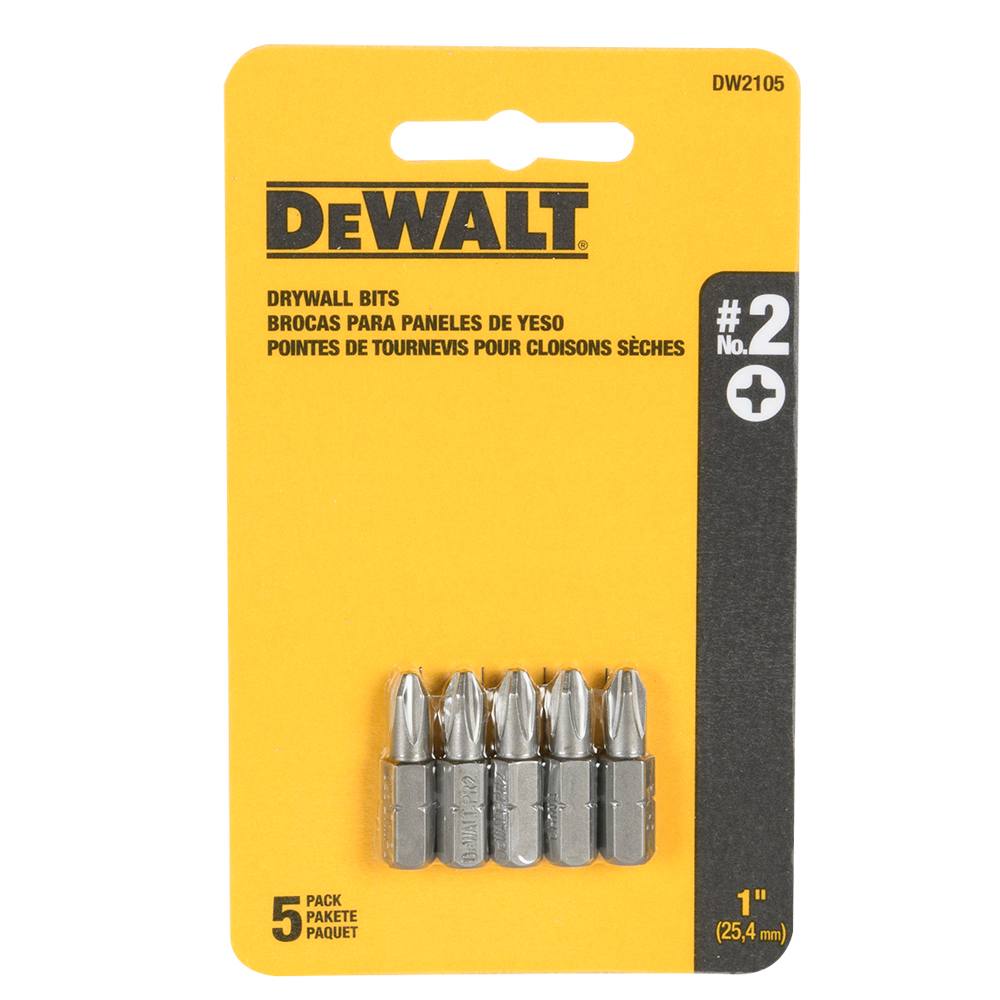 Embouts de tournevis pour cloison sèche Pqt/5