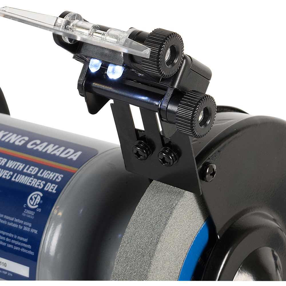 Touret d’établi 6 po avec éclairage DEL